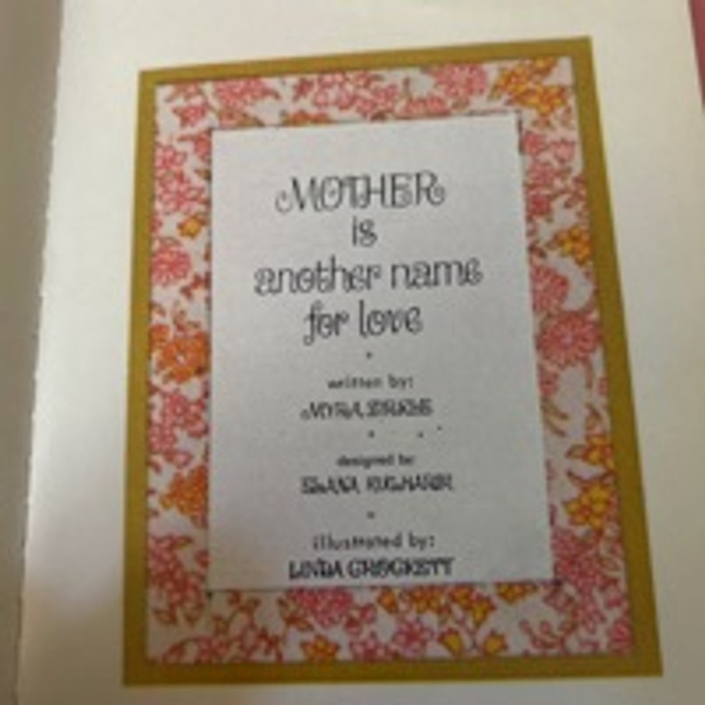American Greetings Mother is Another Name for Love Book - Picture 3 of 4